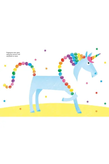 Unicorns and Fairies. Fingerprint activities wer. angielska - Fiona Watt