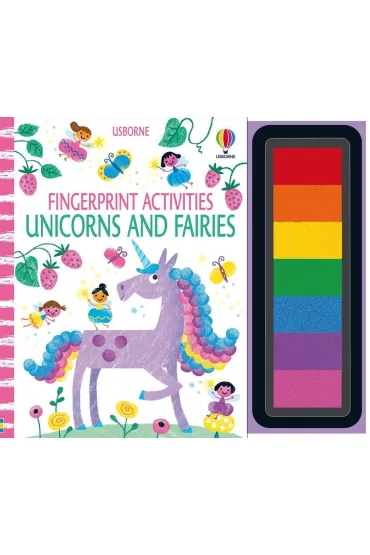 Unicorns and Fairies. Fingerprint activities wer. angielska - Fiona Watt
