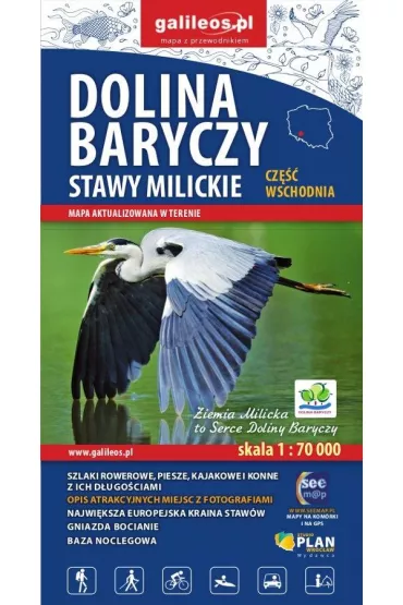 Mapa - Dolina Baryczy, cz�� wschodnia 1:70 000