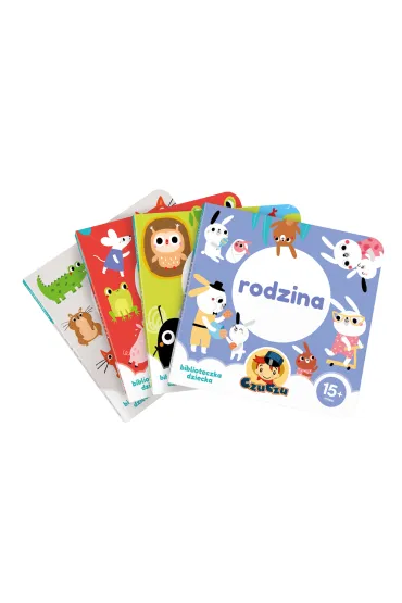 CzuCzu BIBLIOTECZKA dziecka zestaw 4 ksi��eczki 1