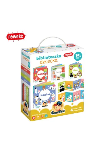 CzuCzu BIBLIOTECZKA dziecka zestaw 4 ksi��eczki 1