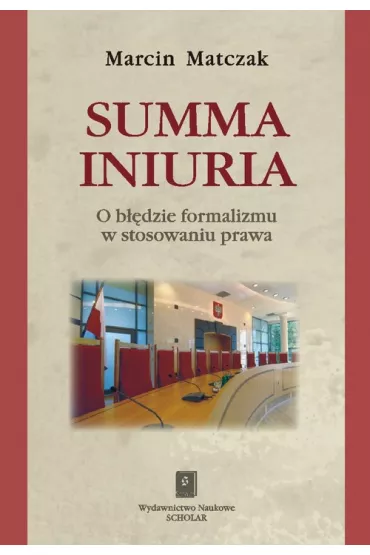 eBook Summa iniuria pdf - Marcin Matczak