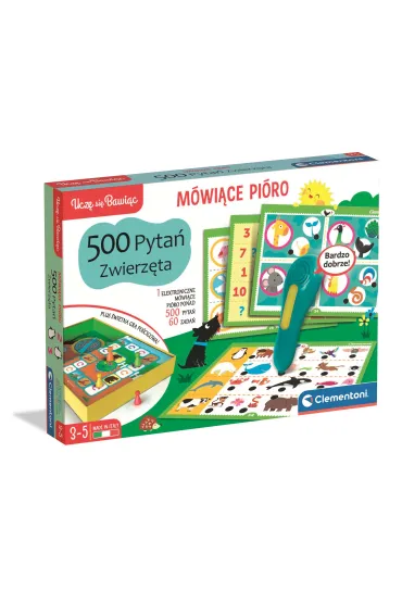 M�wi�ce Pi�ro 500 Pyta� - Zwierz�ta Clementoni