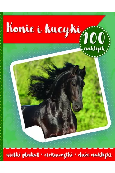 100 naklejek. Konie i kucyki