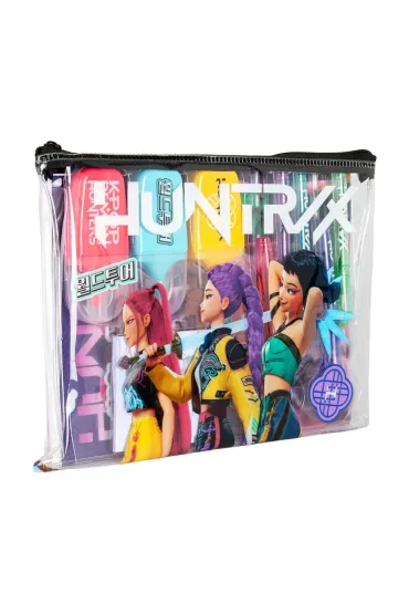 KIDS EUROSWAN Zestaw pi�mienniczy w saszetce K-POP Demon Hunters Huntrix 20 element�w KD710998