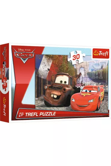 Puzzle 30 Z�omek i Zygzak w Europie Trefl