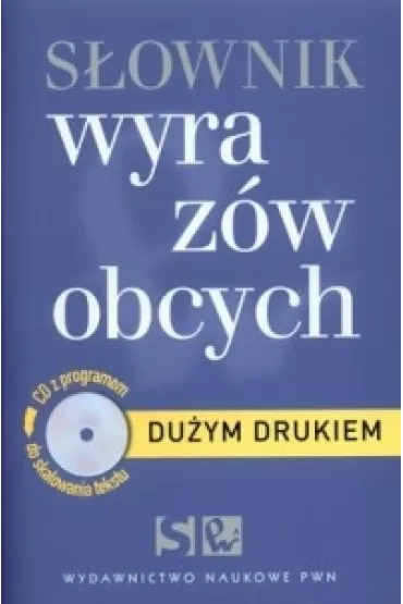 P.SLOWNIK WYRAZOW OBCYCH DUZYM DRUKIEM+CD-PWN - Lidia Drabik