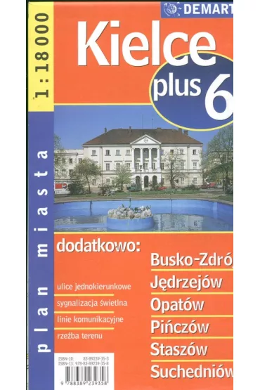 Kielce plus 6 Plan miasta