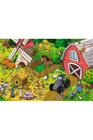 Puzzle 60 el. Weso�y dzie� Treflik�w