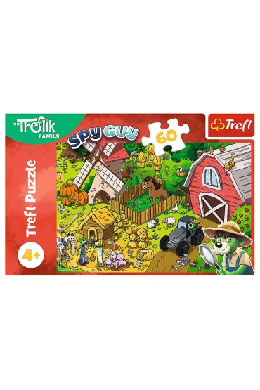 Puzzle 60 el. Weso�y dzie� Treflik�w