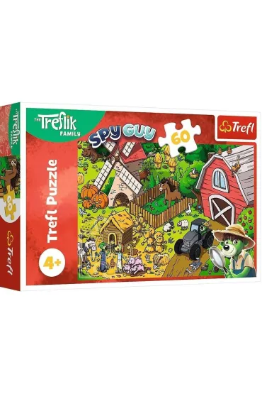 Puzzle 60 el. Weso�y dzie� Treflik�w