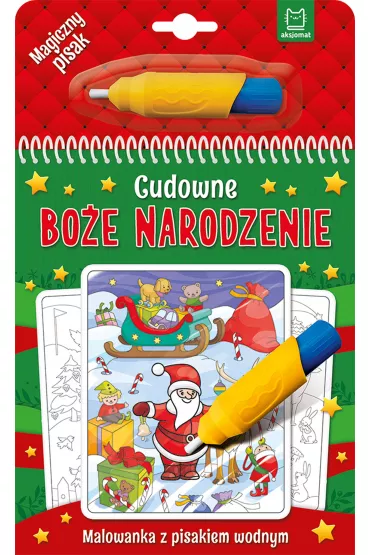 Cudowne Bo�e Narodzenie. Malowanka z pisakiem wodnym