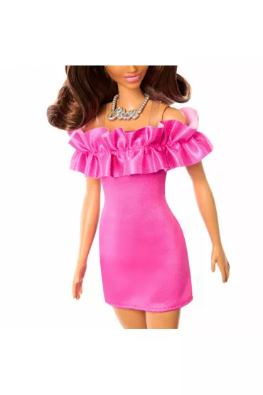 Barbie Fashionistas. Lalka Rowa sukienka HRH15 Mattel