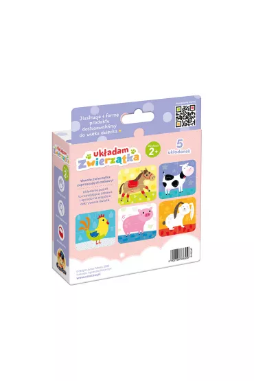 Puzzle Ukadam zwierztka Bright Junior Media