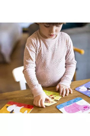 Puzzle Ukadam zwierztka Bright Junior Media