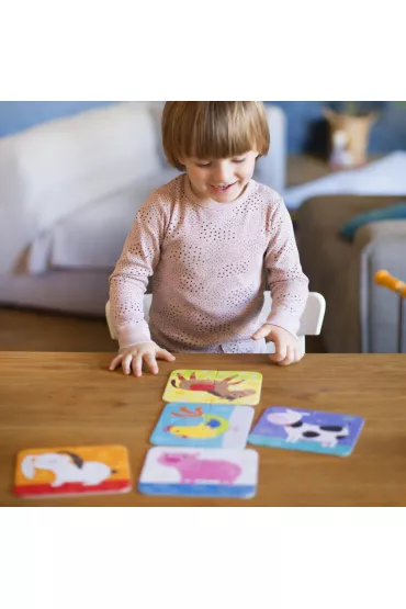 Puzzle Ukadam zwierztka Bright Junior Media
