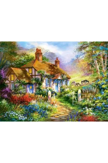 Puzzle 3000 el. Forest Cottage Castorland