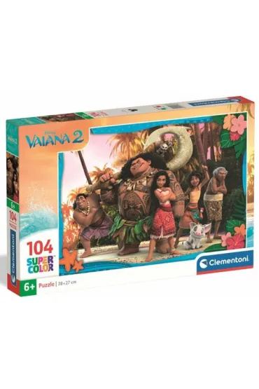 Puzzle 104 el. SuperColor. Vaiana 2 Clementoni
