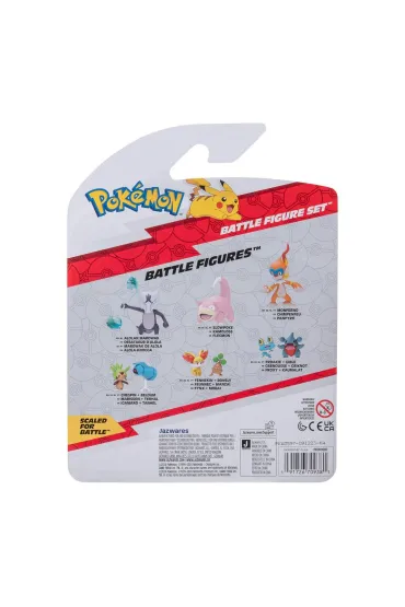 Figurka Bitewna 3Pak Machop, Pikachu, Alolan Muk, figurki