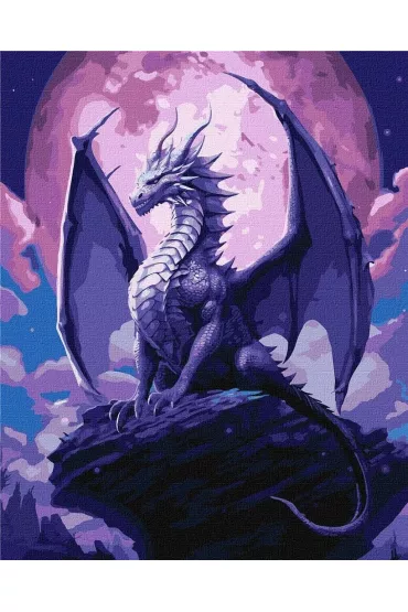 Ideyka Malowanie po numerach - Majestatyczny smok 40x50cm