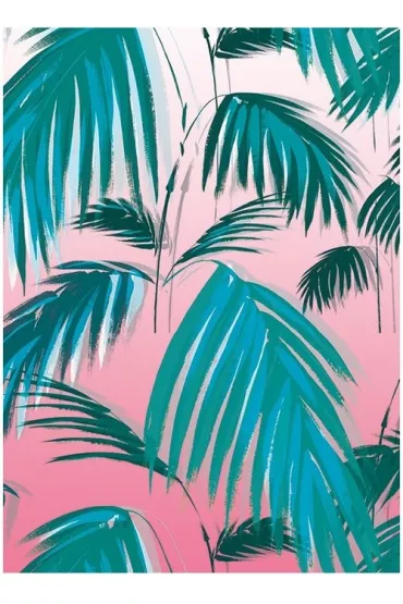 Museums & Galleries Karnet B6 z kopert� Sunset Palms