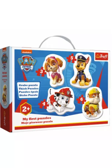 Puzzle 4w1 Baby Classic. Skye, Marshall, Chase i Rubble Trefl
