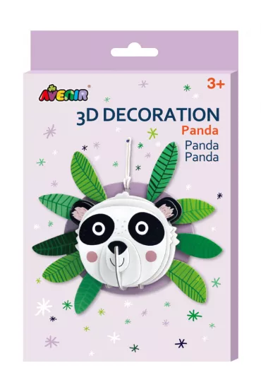 Dekoracje 3D - panda Avenir