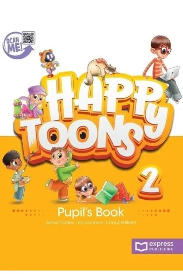 Happy Toons 2. Edycja mi�dzynarodowa. Pupil's Book + DigiBook - Jenny Dooley, Cheryl Pelteret, Viv Lambert