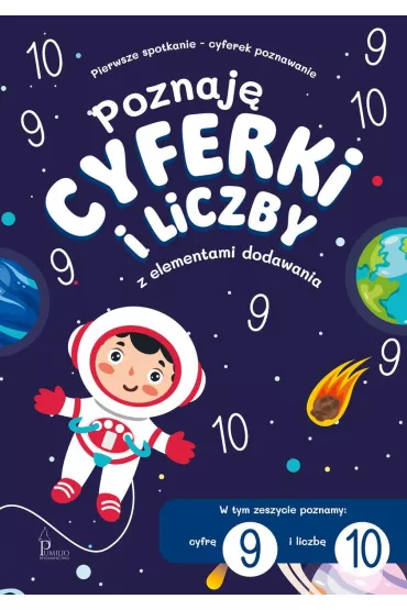 Poznaj� cyferki i liczby 9,10 z elementami dodawania