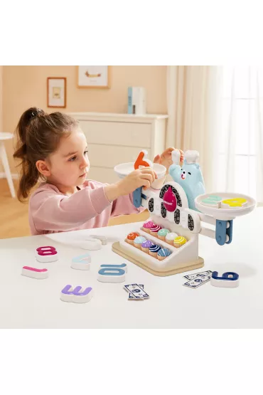 Zabawka edukacyjna G�odny Mi� Waga szalkowa Montessori - 36 m+ Top Bright