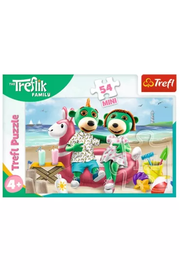 Puzzle mini 54 el. Weso�y �wiat Treflik�w 3