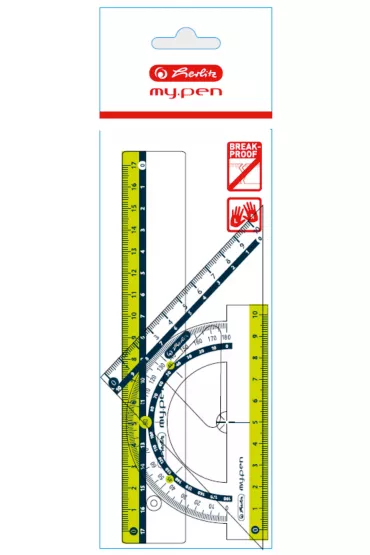 Herlitz Komplet geometryczny 3 el. My Pen 3 elementy