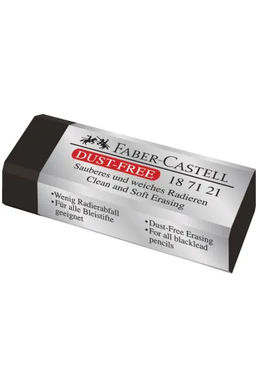 Faber-Castell Gumki do wymazywania Dust free - czarna (187121)