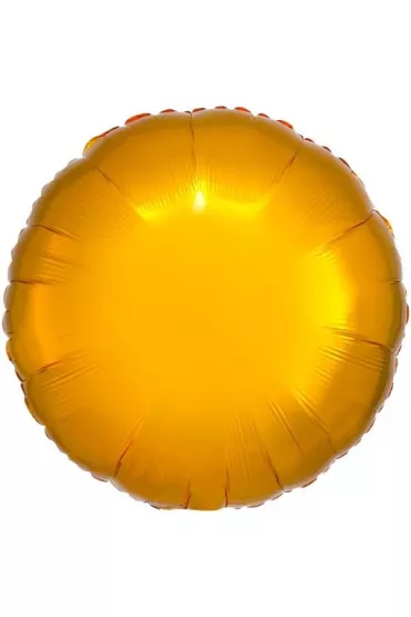 Amscan Balon foliowy metalik z�oty okr�g�y 43cm