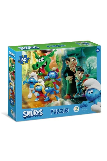 Puzzle 60 Smerfy Smoczy pupil Dodo