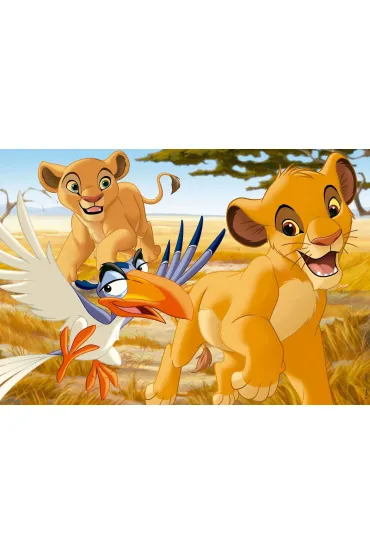 Puzzle drewniane 2x25 Kr�l Lew 112757 Educa