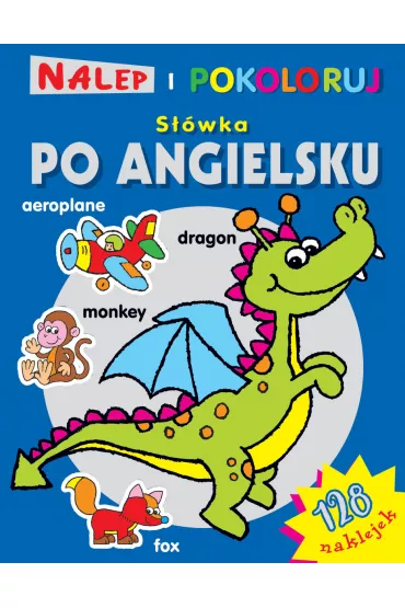 Nalep i pokoloruj. S��wka po angielsku