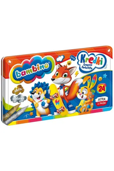 St. Majewski Kredki + temper�wka 24 szt.