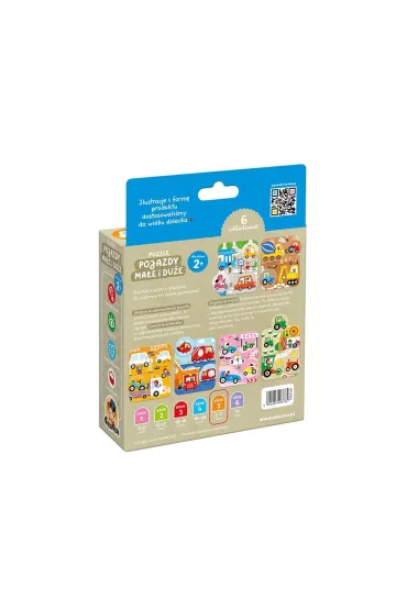 CzuCzu Puzzle Pojazdy ma�e i du�e 2+ Bright Junior Media