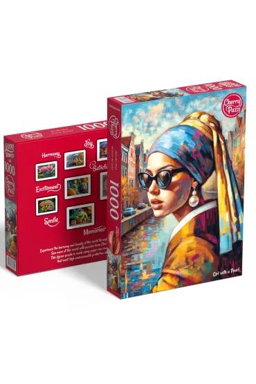 Puzzle 1000 el. Girl with a Pearl CherryPazzi