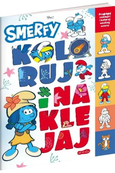Smerfy. Koloruj i naklejaj