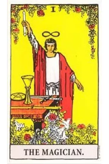 Tarot of Rider A.E. Waite Mini, niebieska edycja
