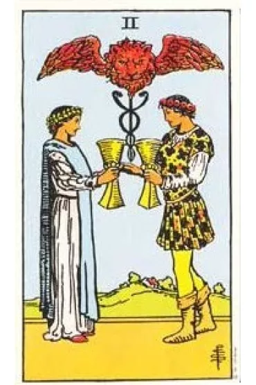 Tarot of Rider A.E. Waite Mini, niebieska edycja