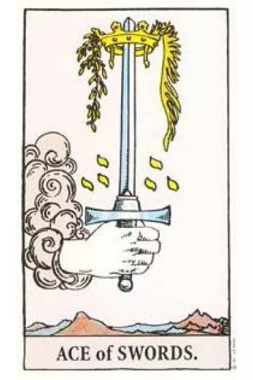 Tarot of Rider A.E. Waite Mini, niebieska edycja