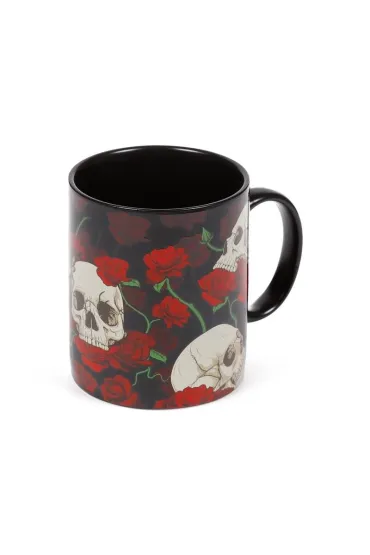 Puckator Kubek porcelanowy z czaszkami i r�ami