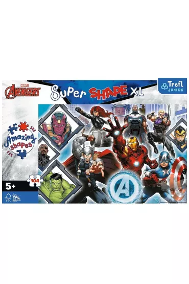 Puzzle 104 el. XL Twoi ulubieni Avengersi Trefl
