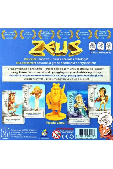 Zeus. Gra planszowa - Jason  Schneider