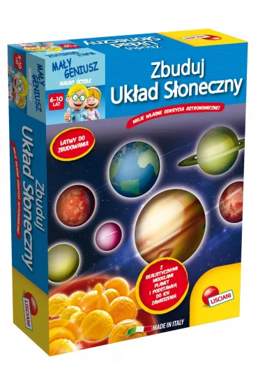 Ma�y Geniusz. Zbuduj uk�ad s�oneczny. Lisciani