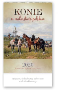 RW12 Kalendarz reklamowy 2020 Konie w malarstwie polskim