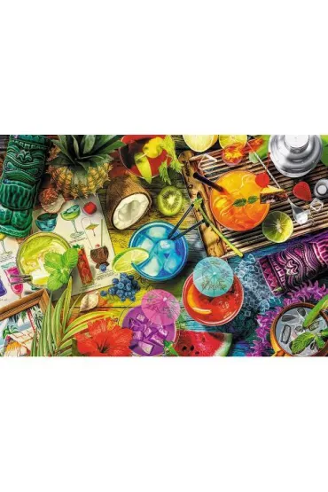 Puzzle drewniane 501 el. Kolorowe koktajle Trefl